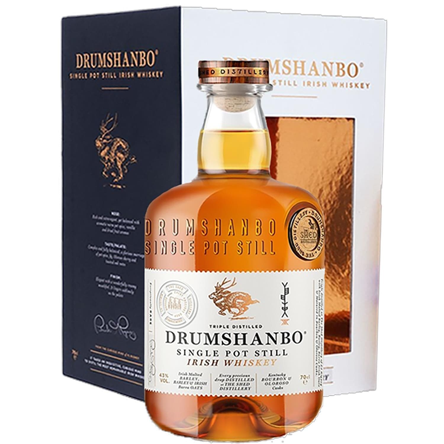 Drumshanbo Single Pot Still Whiskey 70cl Gift Boxed