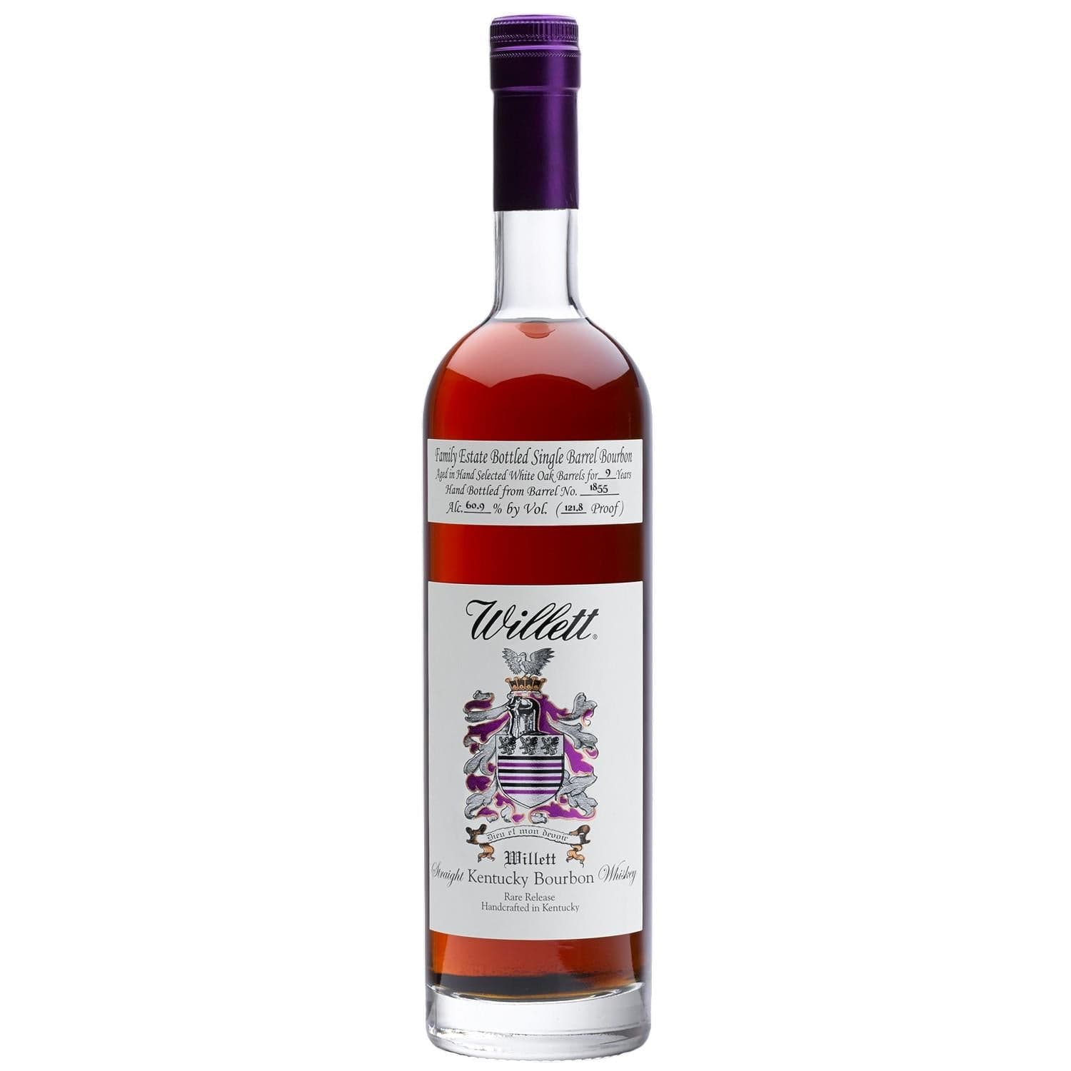 Willett 9 Year Old Family Estate Single Barrel Bourbon #1855 70cl
