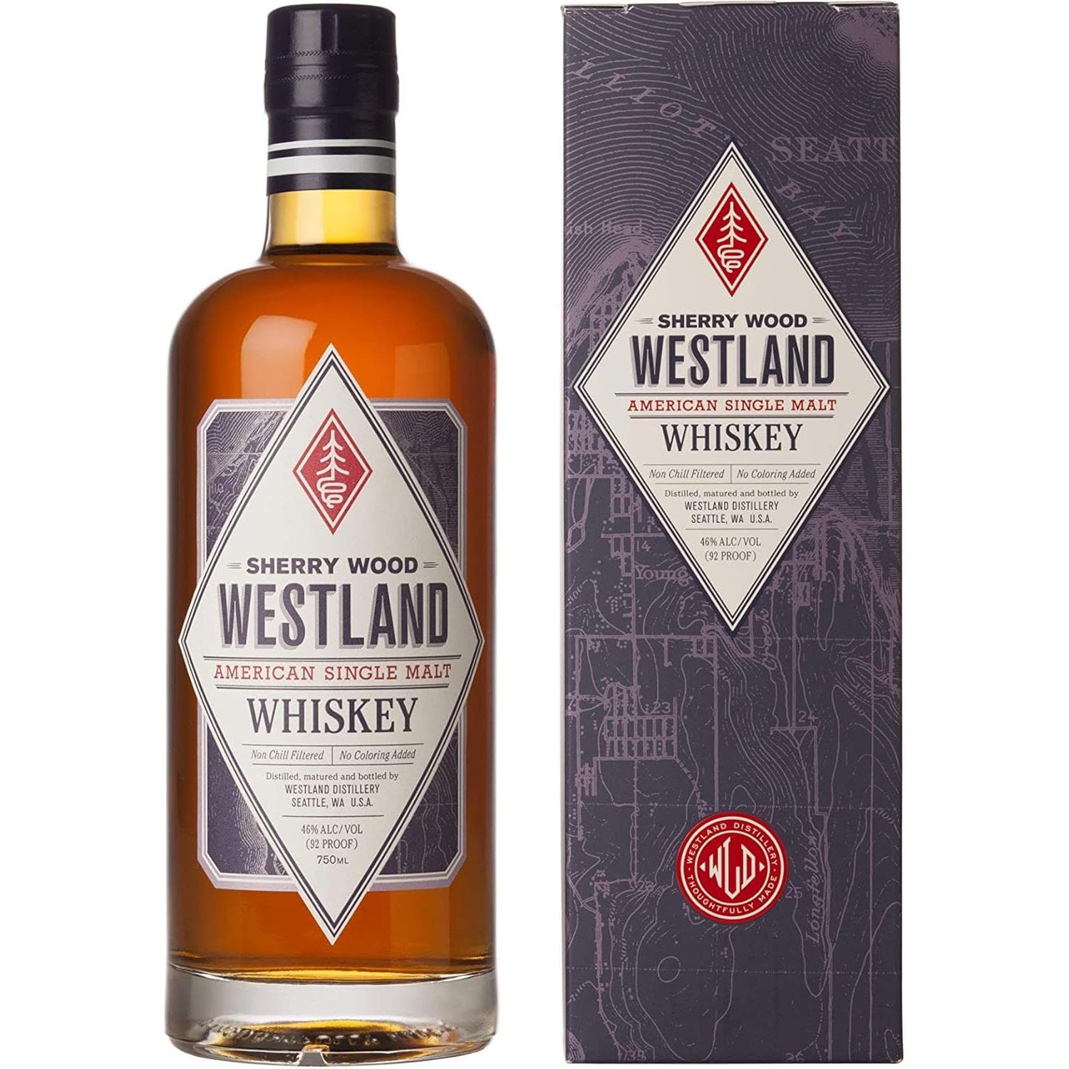 Westland Sherry Oak Single Malt Whiskey 70cl