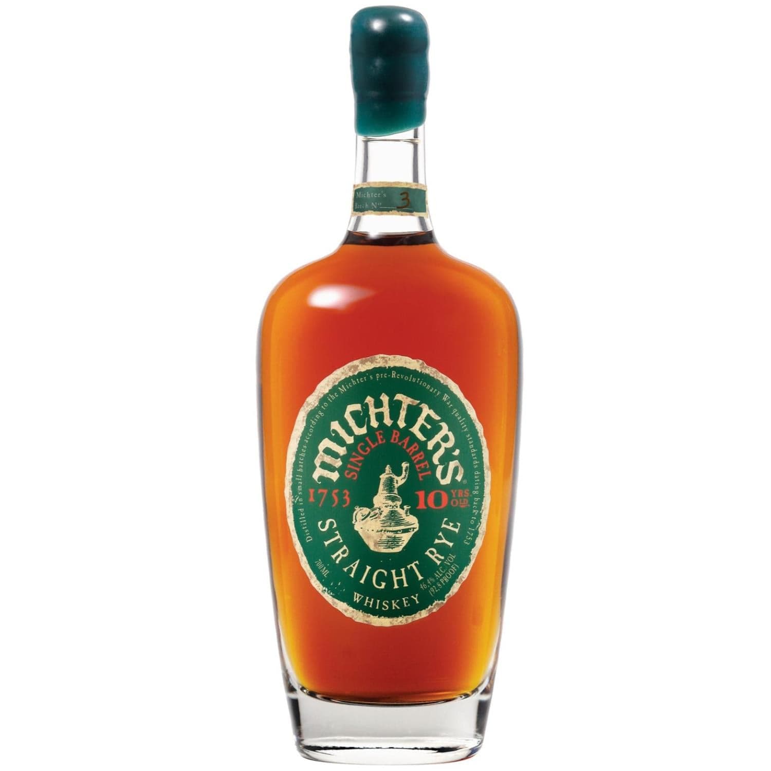 Michter's 10 Year Old Single Barrel Rye Whiskey 2024 70cl