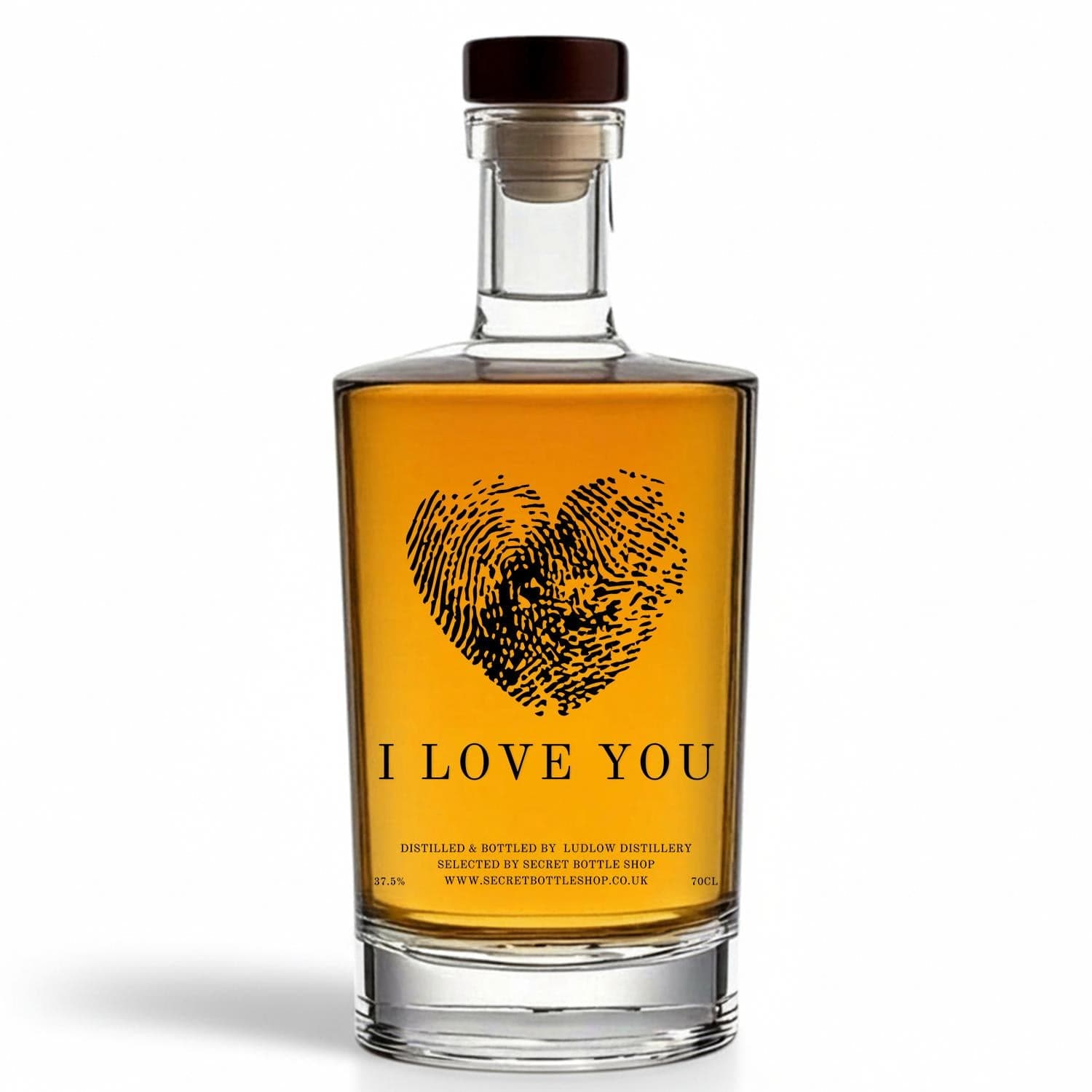 Secret Bottle Shop I Love You Engraved Whisky 70cl