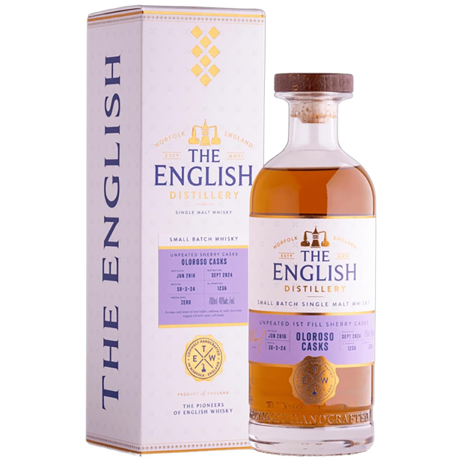 The English Small Batch Oloroso Sherry Cask Whisky 70cl