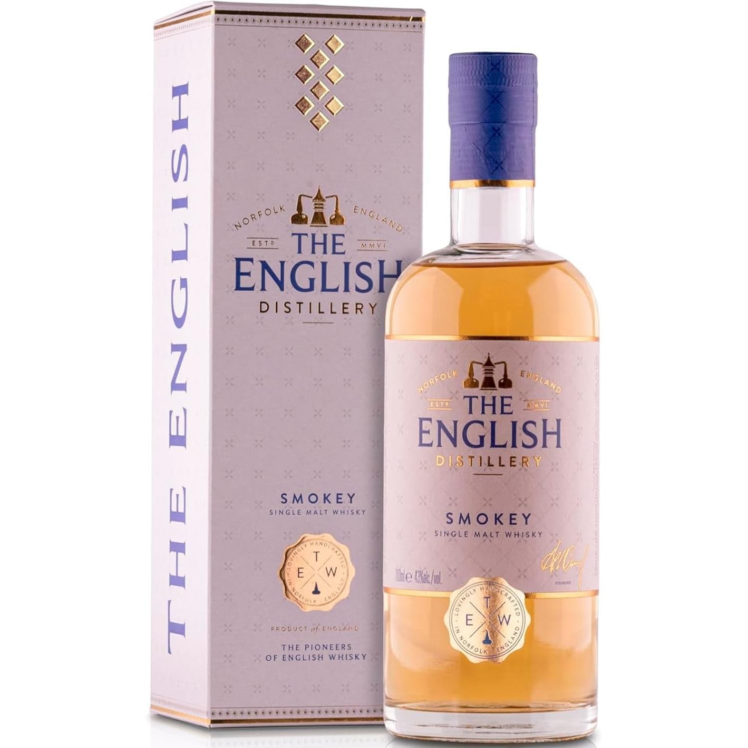 The English Smokey Single Malt Whisky 70cl