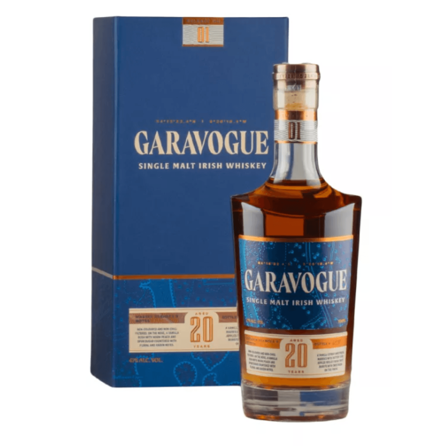 Garavogue 20 Year Old Irish Whiskey 70cl