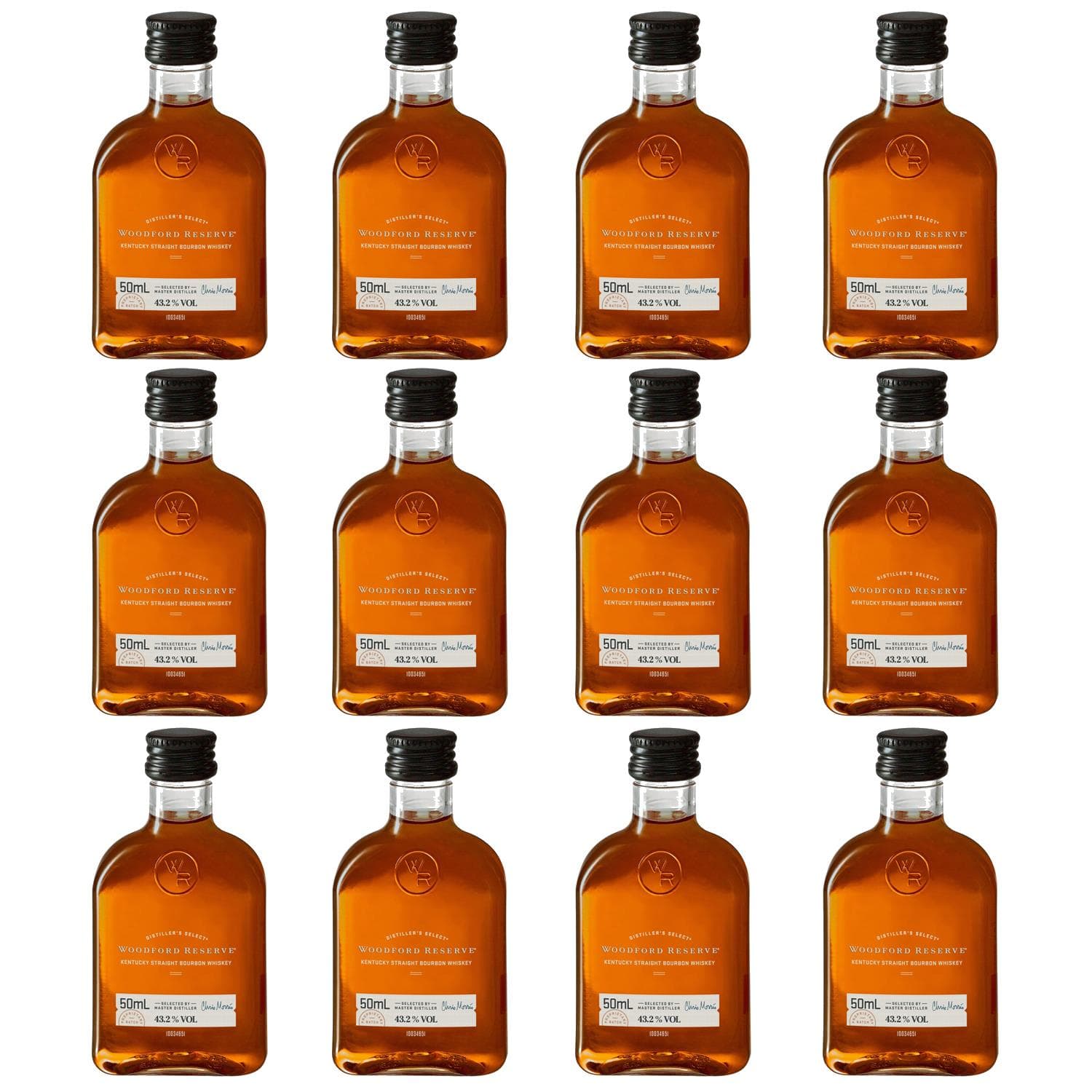 Woodford Reserve Bourbon Miniature Case Of 12 x 5cl
