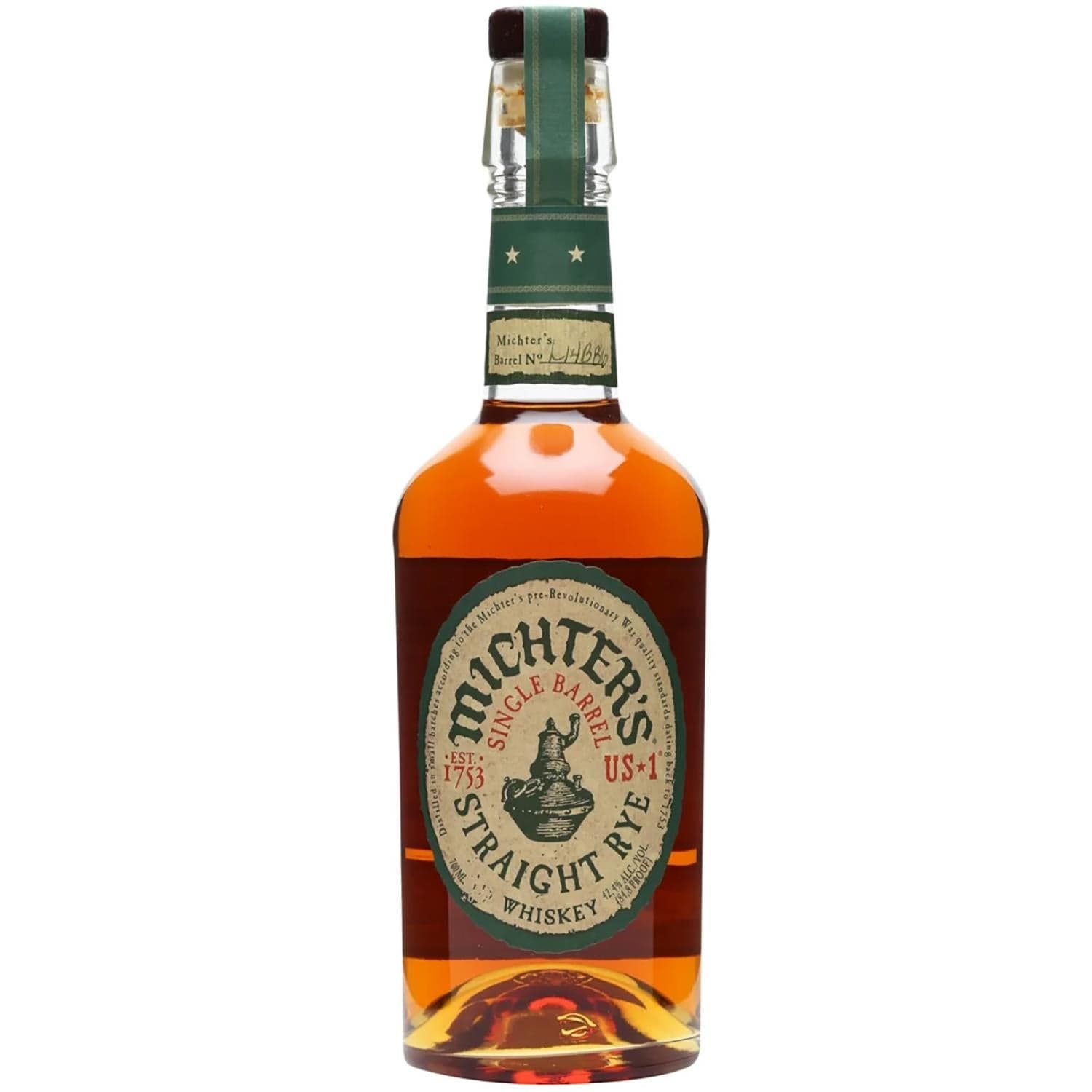 Michter's Small Batch US No.1 Straight Rye Whiskey 70cl