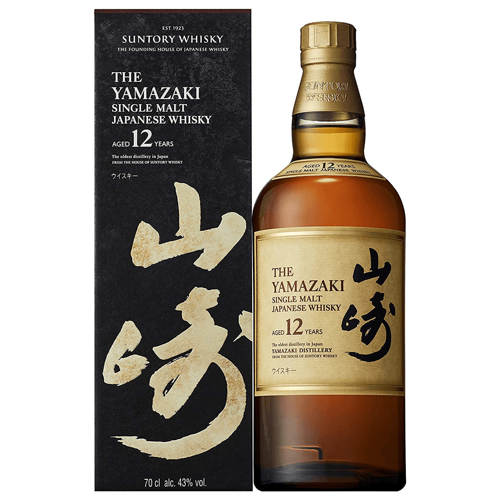 Suntory Yamazaki 12 Year Old Single Malt Japanese Whisky 70cl