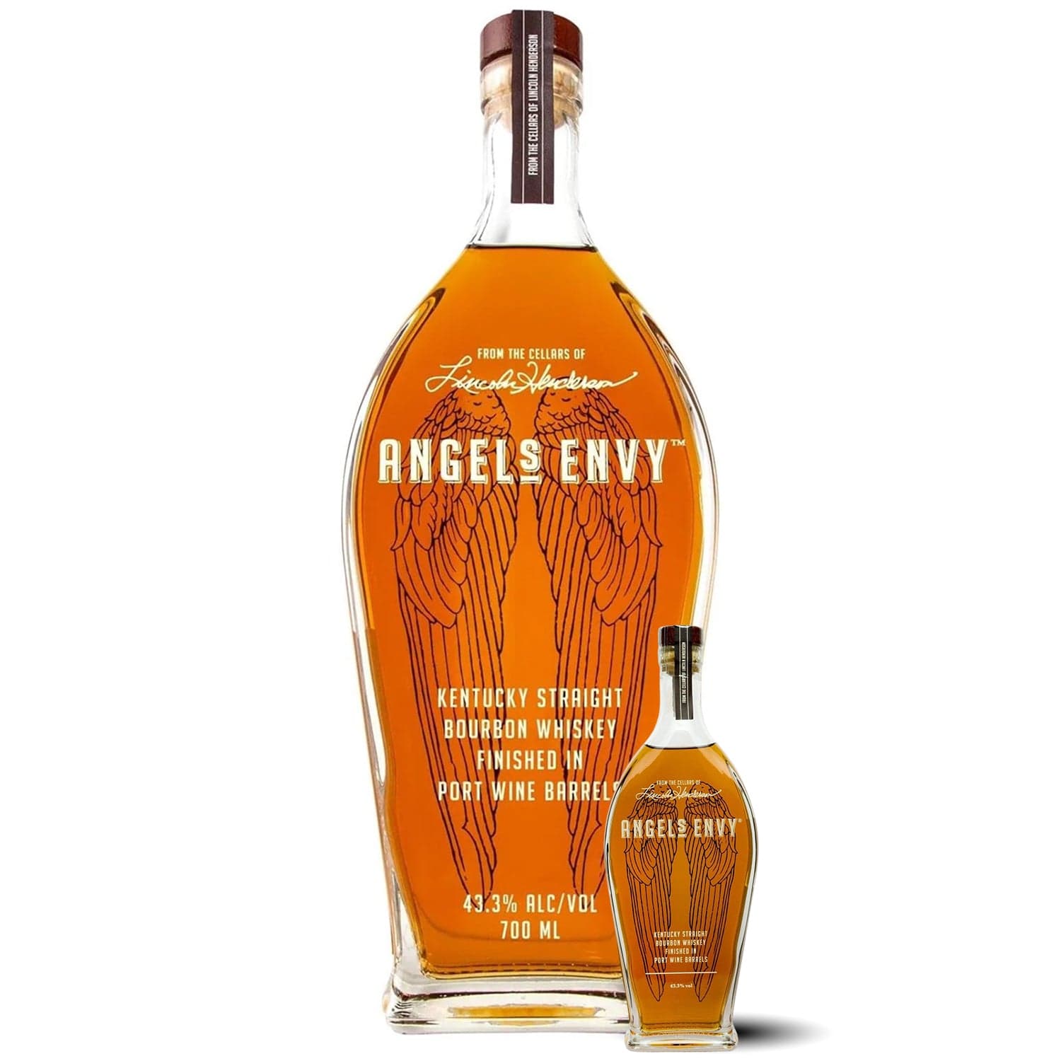 Angel's Envy Bourbon 70cl With Free Miniature 10cl