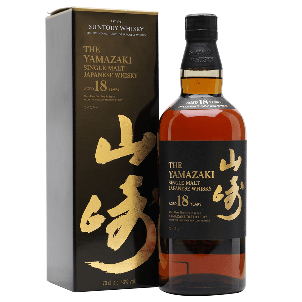 Suntory Yamazaki 18 Year Old Single Malt Japanese Whisky 70cl