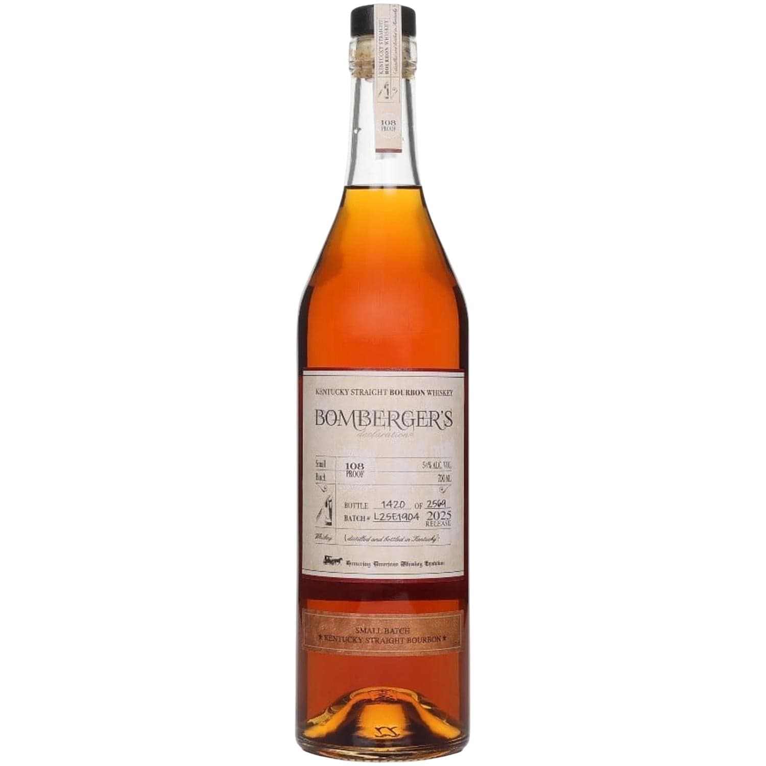 Bomberger's Declaration Bourbon 2025 Release 70cl